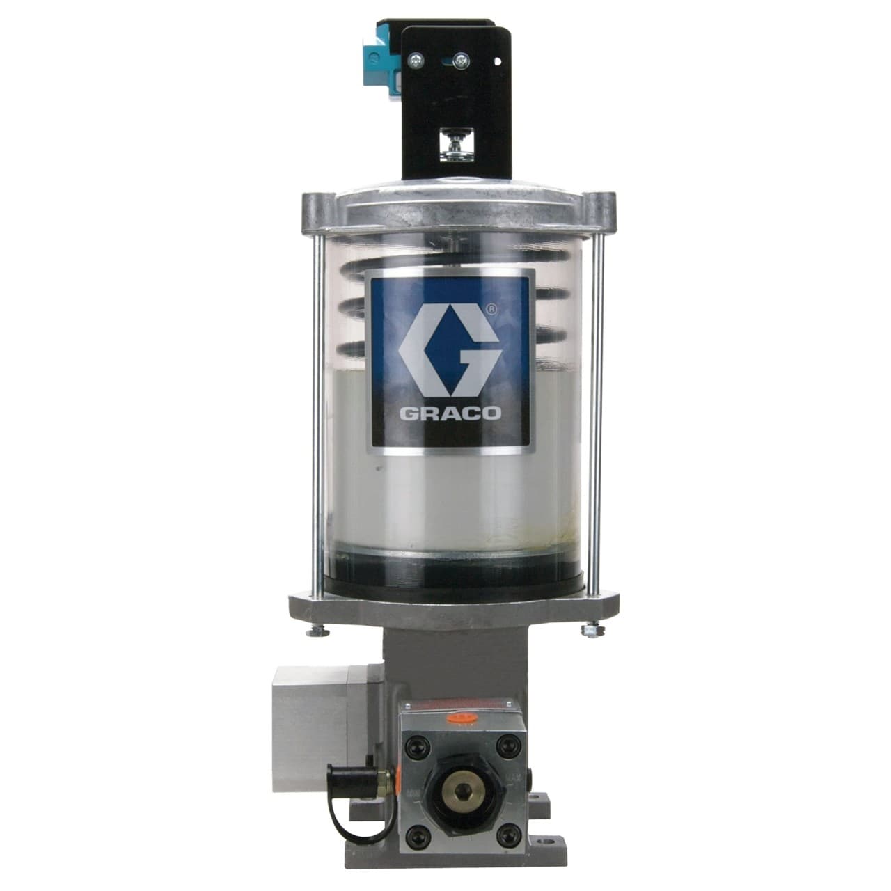 Lube Master® Electric Pump, 20 lb. (9.06 kg) Grease Plastic Reservoir, 60:1 Floor Mount, 230/460V, 1/2 HP, 3 PH, 60 Hz, 1725 RPM, LL by Graco